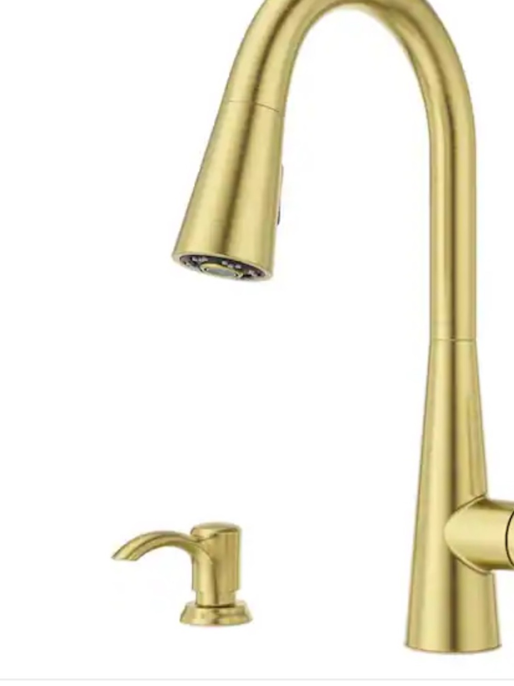 Pfister Barulli Gold Counter Soap Dispenser